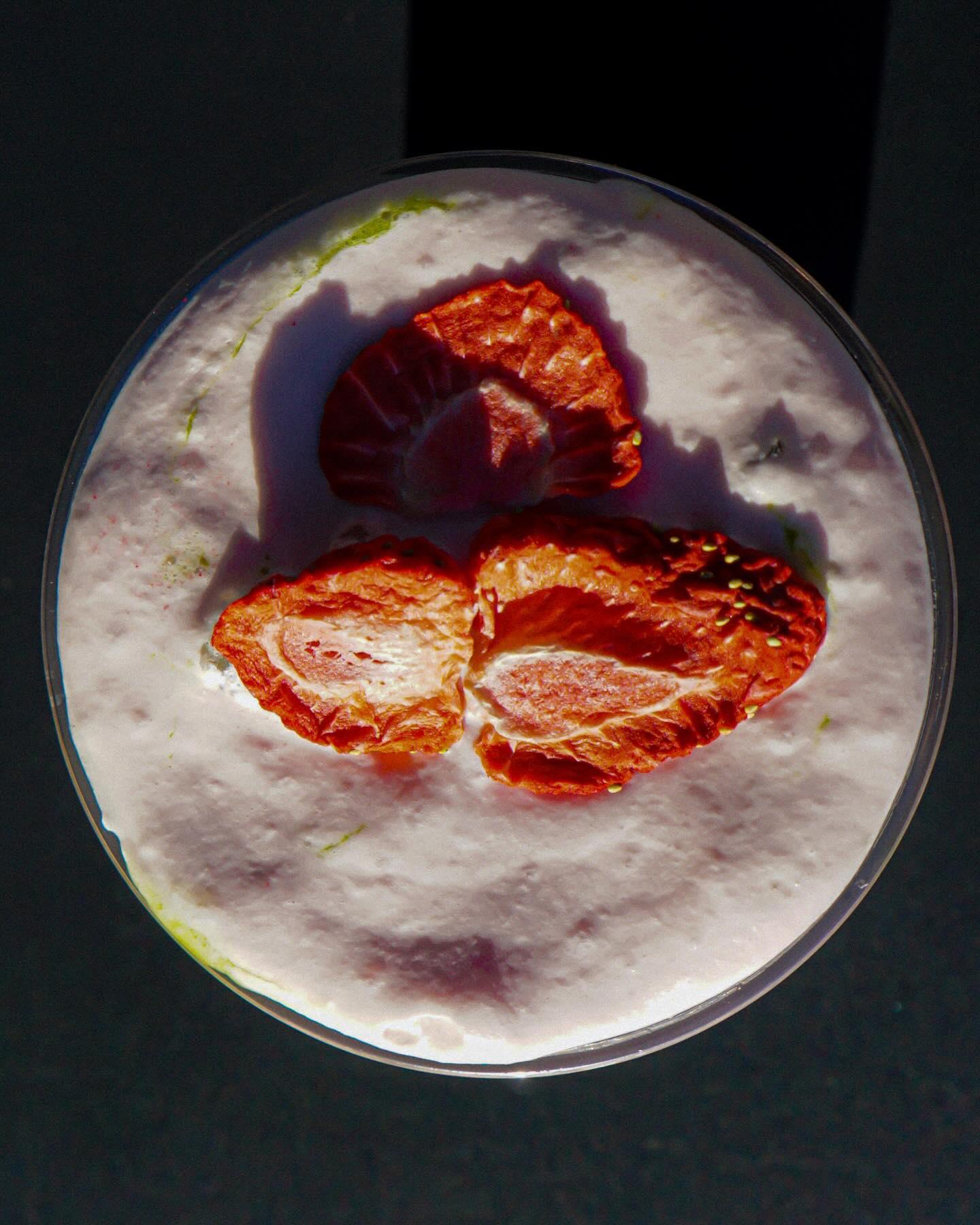 Strawberry pink foam